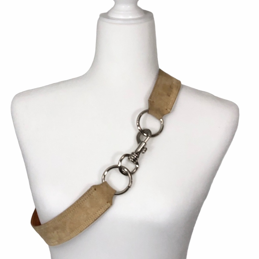 Miu Miu Tan Suede Hip Belt
